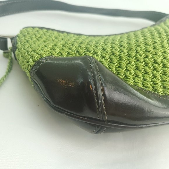 The Sak Womens Brown Crochet Shoulder Strap Lined Inner Pockets Hobo Bags - Picture 3 of 12